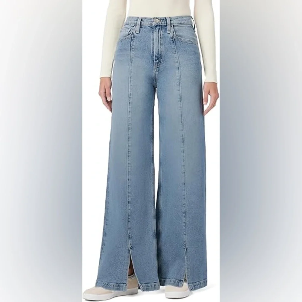 NWT Hudson Size 26 Women's James High Rise Wide Leg Jeans: Caribbean Breeze - Picture 5 of 16